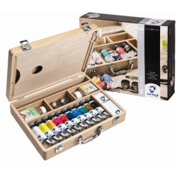 Zestaw farb olejnych Van Gogh Basic w drewnianym pudełku